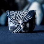 Handmade Wax-Dyed Earphone Storage Bag（Pattern is random）