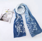 Bamboo Knot Cotton Batik Scarf（Pattern is random）