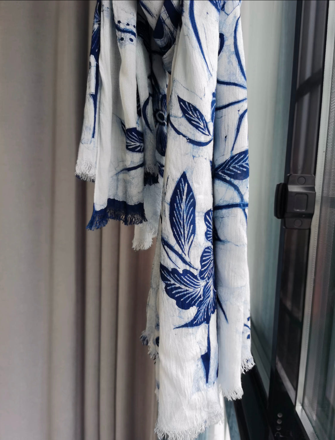 Batik Reverse-Painted Scarf (Random Patterns)