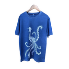 Handmade Batik T-shirt（Golden Pheasant Pattern）