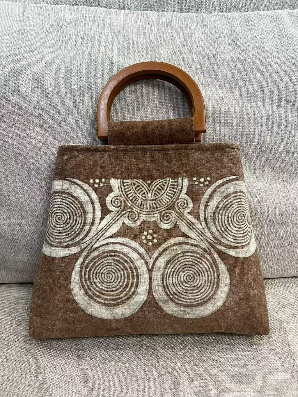 Handmade Persimmon-Dyed Bag