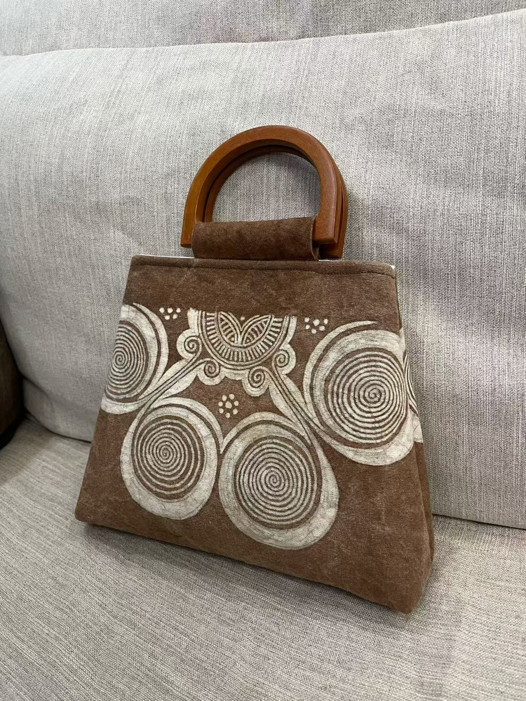 Handmade Persimmon-Dyed Bag