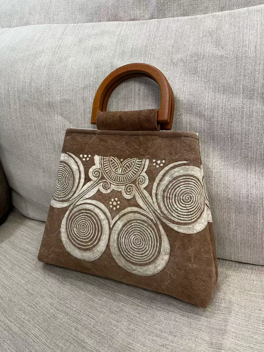 Handmade Persimmon-Dyed Bag