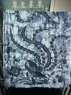 Batik Scarf (Golden Pheasant Ice Crack Pattern)