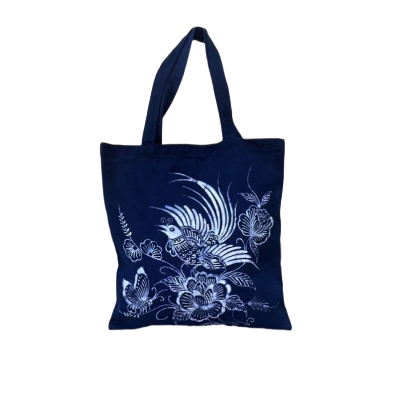 Batik Handbag (Flower and Bird Pattern)