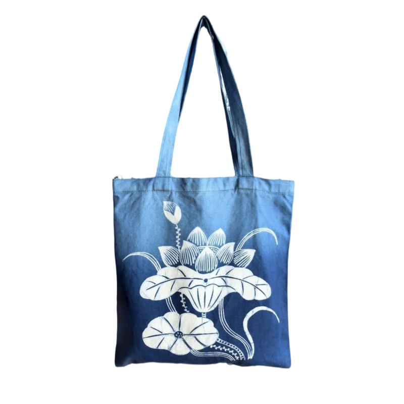Batik Handbag (Lotus Gradient Pattern)