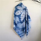 Tie-dyed scarf