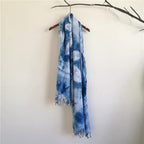 Tie-dyed scarf