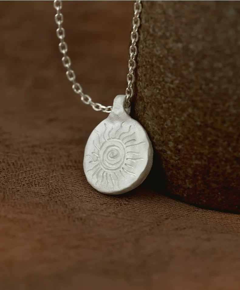 Miao Silver Jewelry (Light Whirl Pendant)