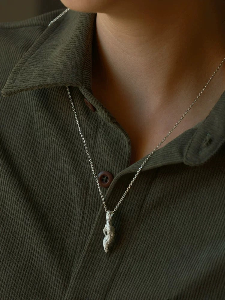 Miao Silver Jewelry (Driftwood Pendant)