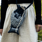 Batik Fish Pattern Crossbody Bag（Pattern is random）