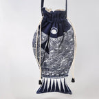 Batik Fish Pattern Crossbody Bag（Pattern is random）
