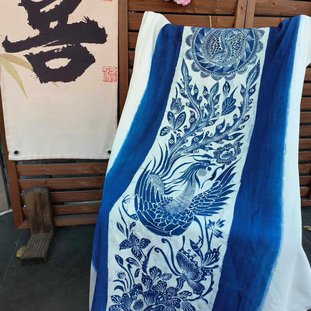 Master's creation Reverse Batik Scarf (Pattern Varies)