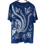 Batik T-shirt (golden pheasant and butterfly pattern)