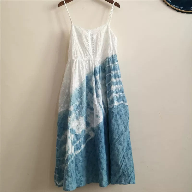 Tie-dye dress (random pattern) Size M